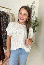 Heart and Arrow Jenna Top in Cream Floral