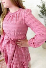 Hayden Jenna Longsleeve Dress in Pink
