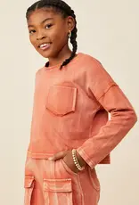 Hayden Ava Pocket Top in Rust