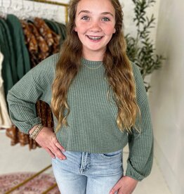 Hayden Emerson Corded Top in Olive