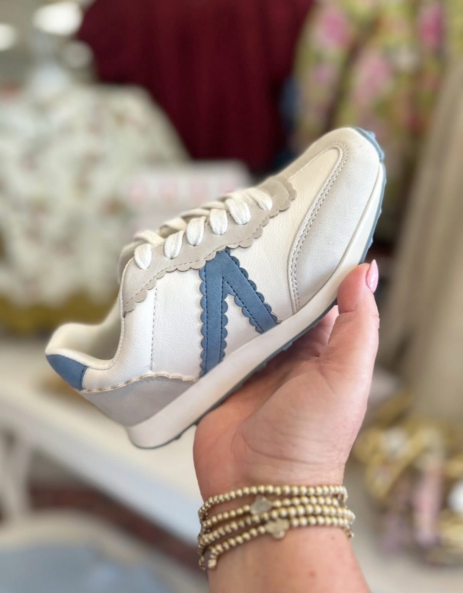 Mia Kids Torra Sneaker in Denim