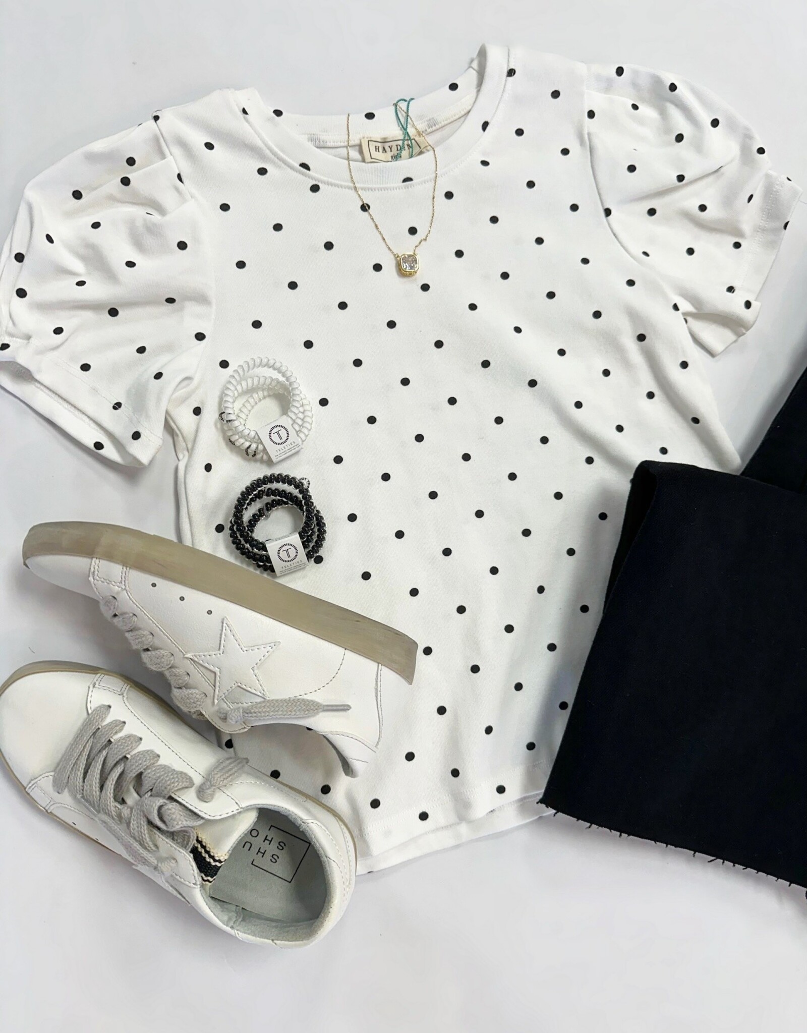 Hayden Tenley Top in Polka Dot