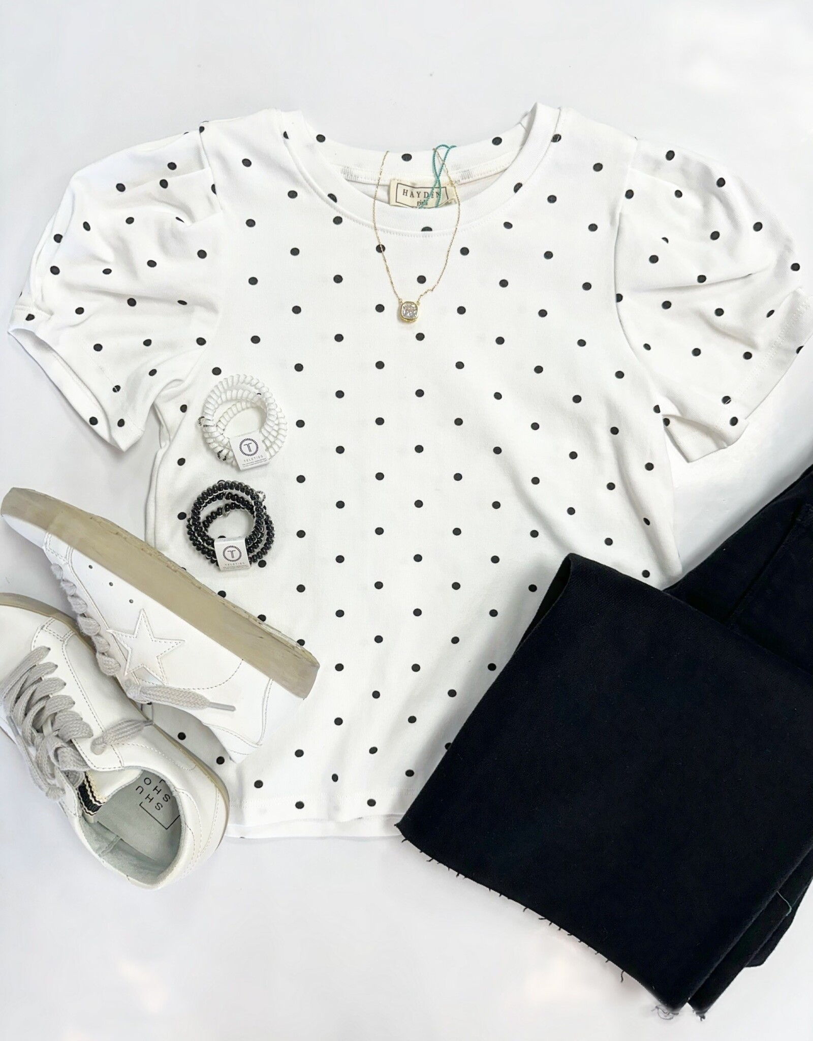 Hayden Tenley Top in Polka Dot