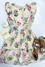 Hayden Cassie Dress in Cream Floral