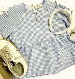 Hayden Berkley Top in Blue Gingham