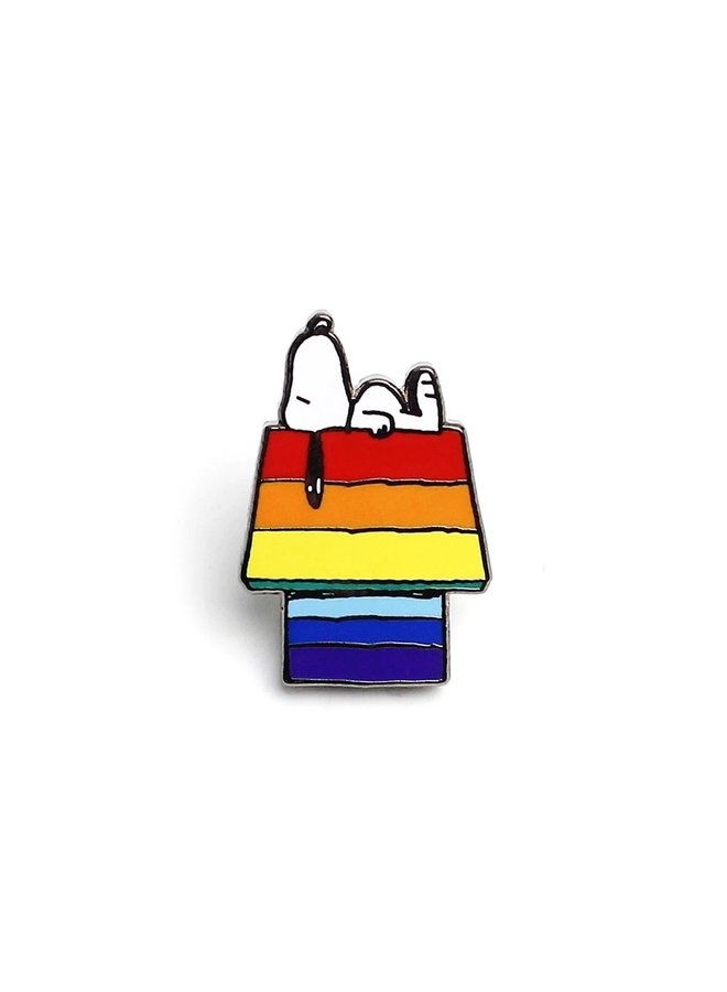 Peanuts - Snoopy Rainbow House Pin - The Wynwood Walls Shop