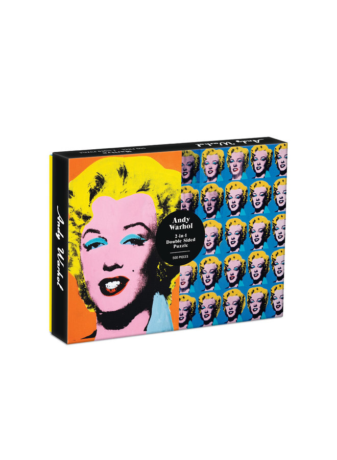 Andy Warhol MARILYN Double-Sided 500 Piece Puzzle