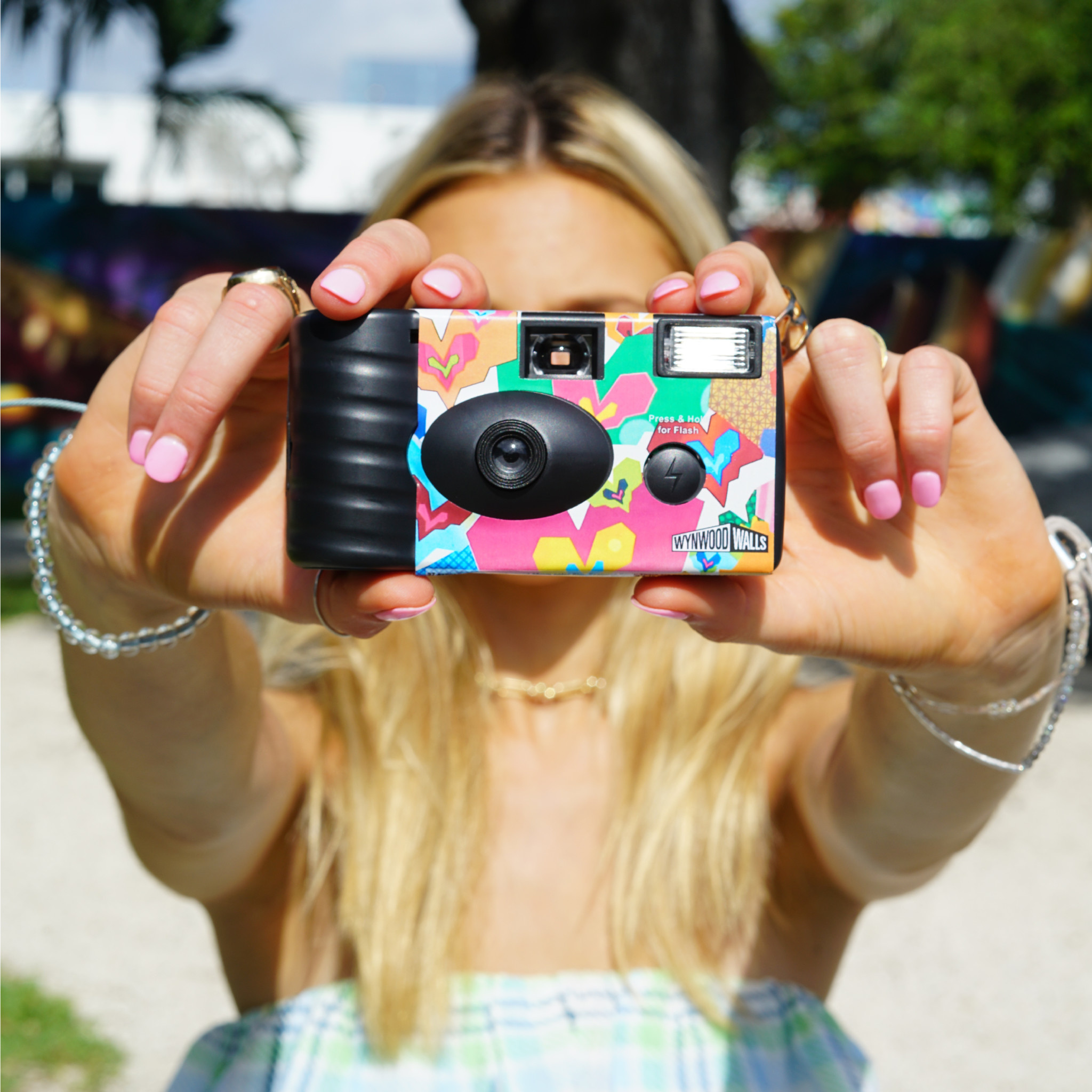 pink disposable camera kodak