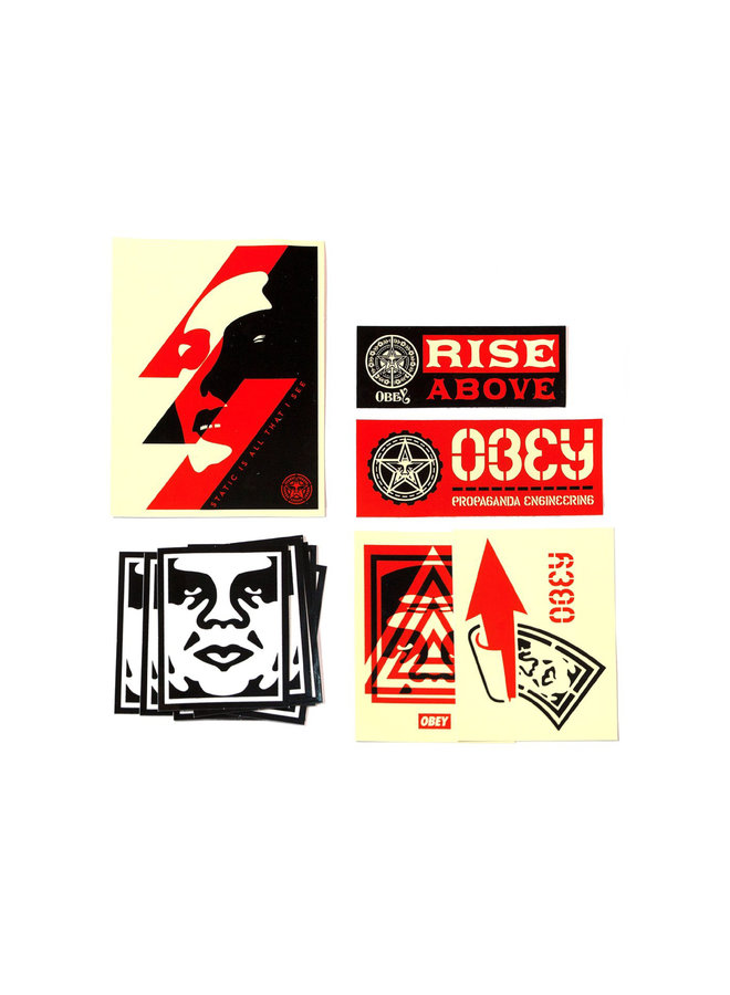 Shepard Fairey Obey Sticker Pack I