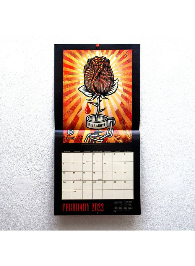 Shepard Fairey 2022 Wall Calendar
