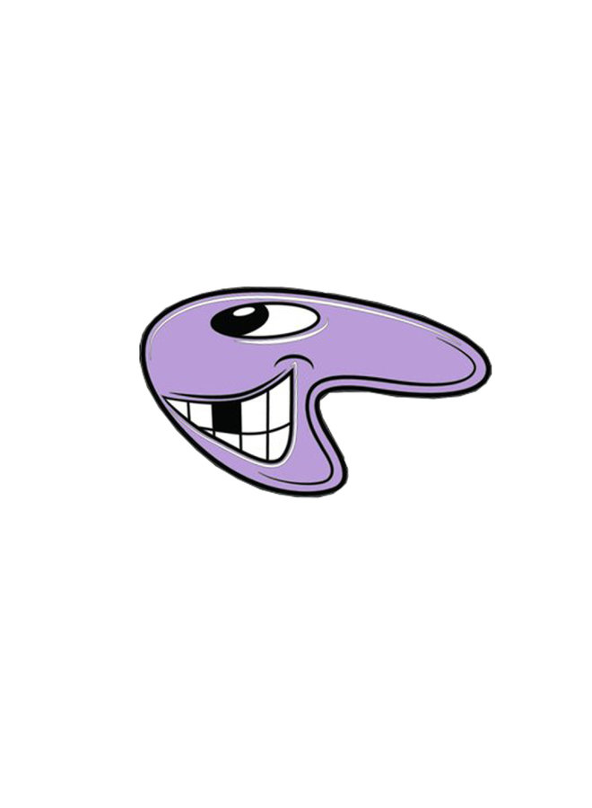 Kenny Scharf Speedy Pin - Purple