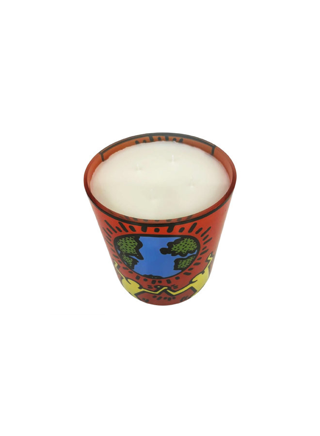 Keith Haring Untitled World  Candle