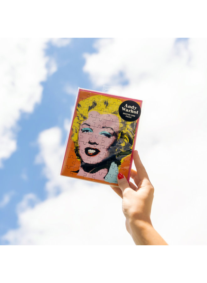Andy Warhol Marilyn Greeting Card Puzzle