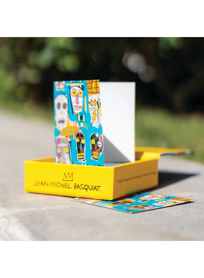 Jean-Michel Basquiat Mini FlipTop Notecard Box