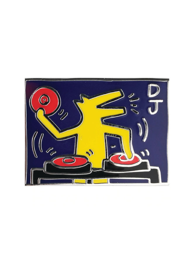 Keith Haring Pop Shop - DJ Dog Pin