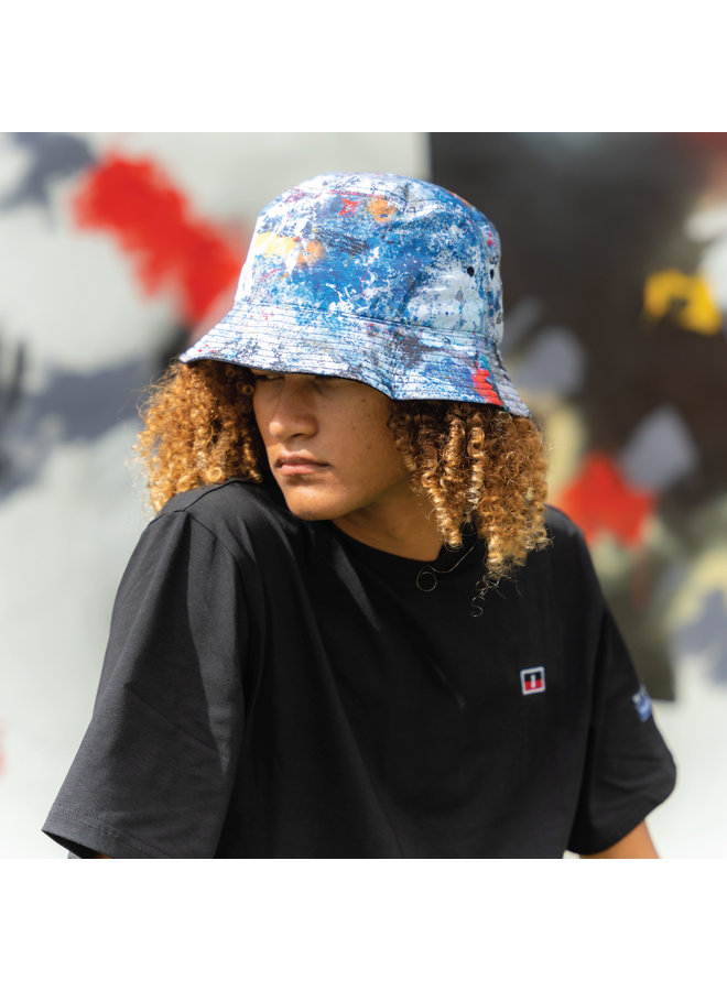 Golden Kilo Paint Splatter Bucket Hat 