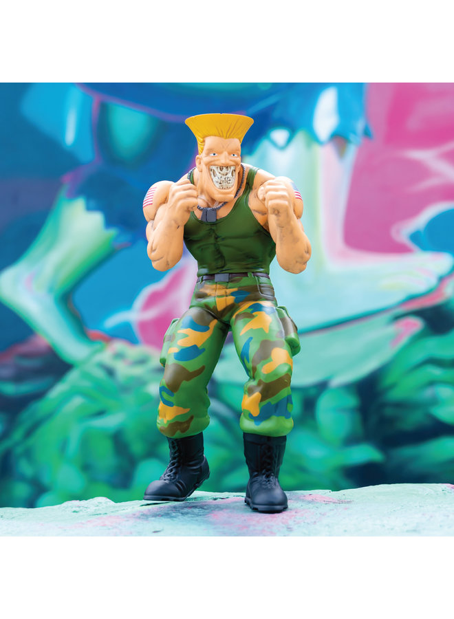 Ron English Street Fighter Guile Figure