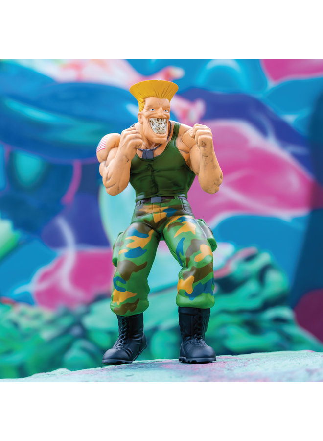 Ron English Street Fighter Guile Figure