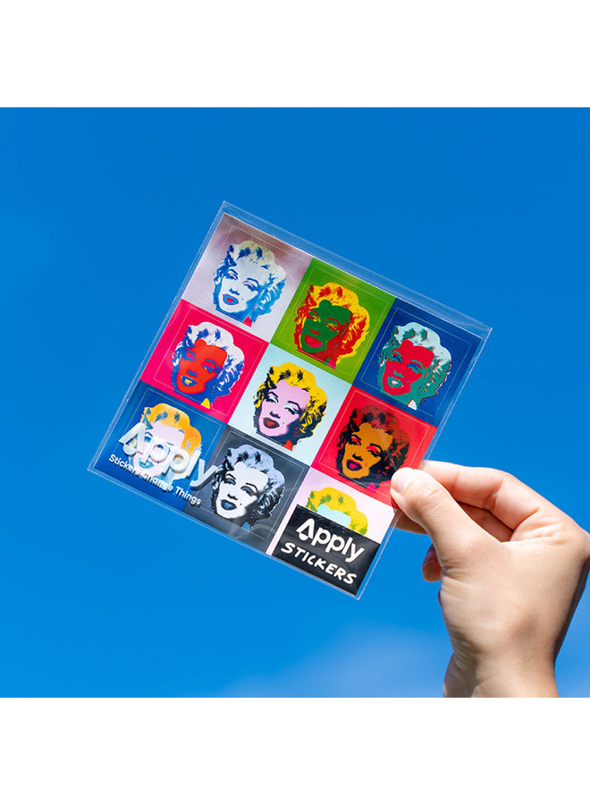 Apply Stickers - Marilyn by Warhol