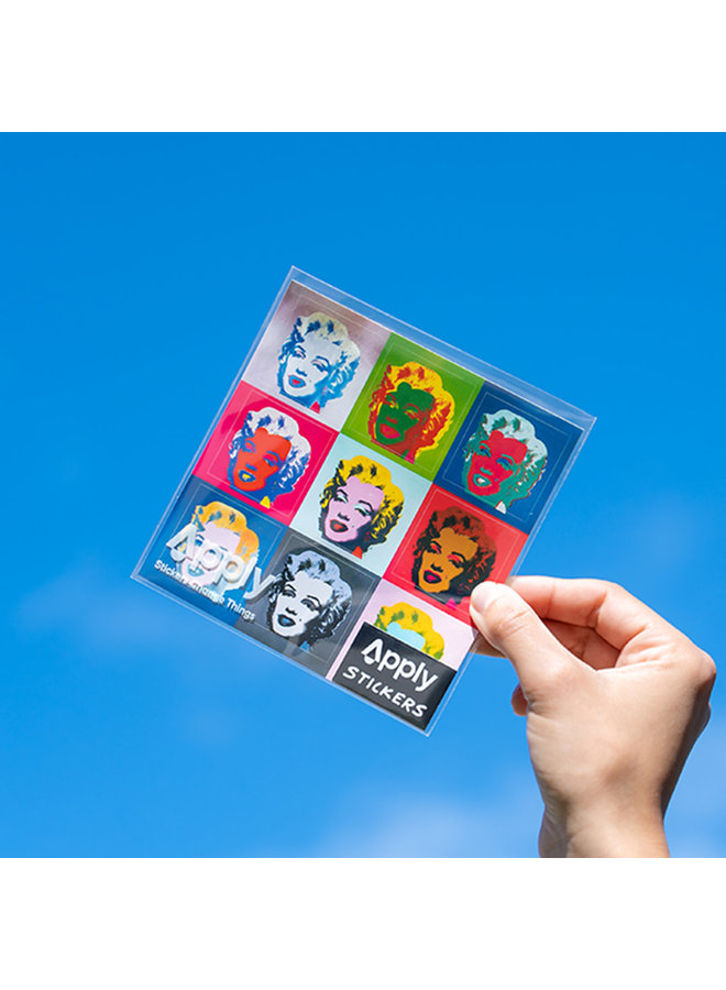 Apply Stickers - Marilyn by Warhol Sticker Sheet 5x5