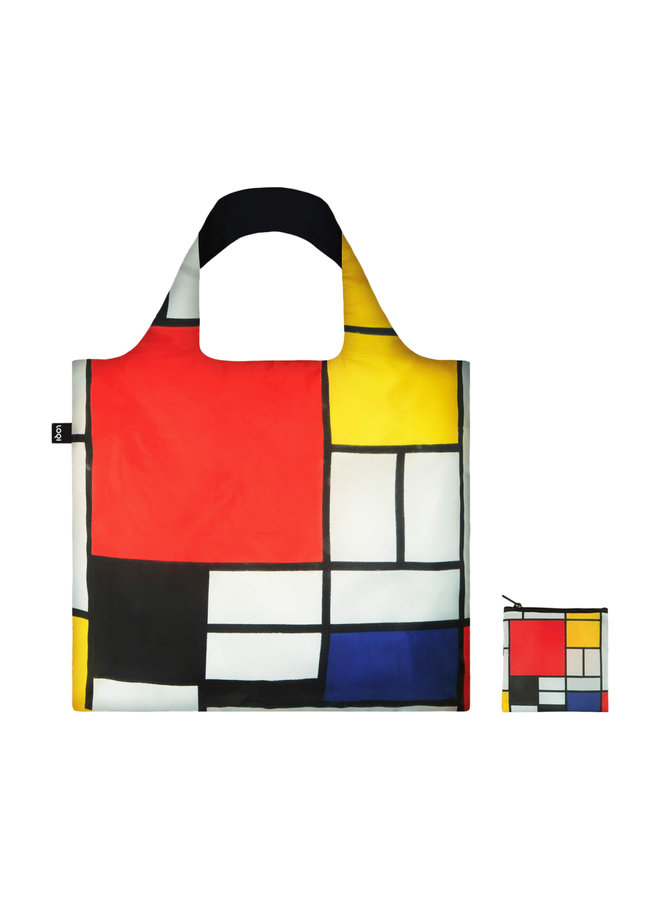 Tote Bag by Piet Mondrian - Composition Red, Yellow, Blue & Black