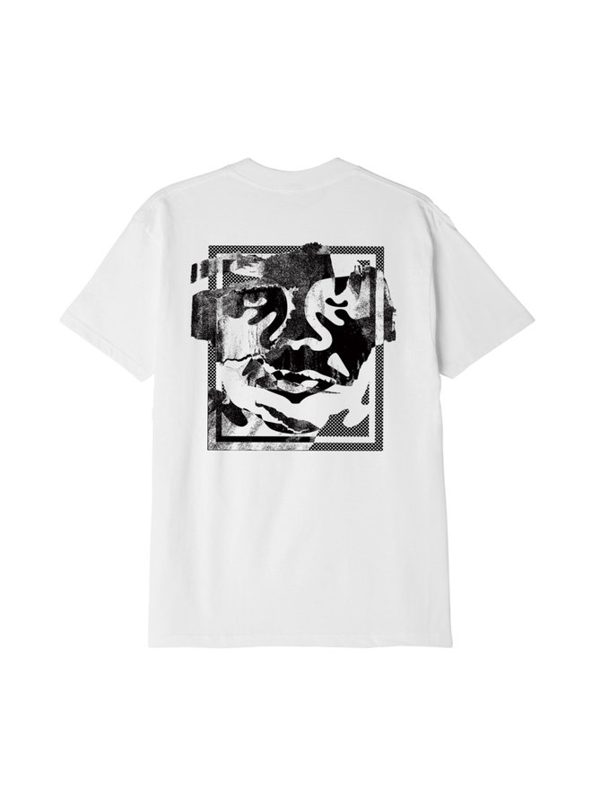 OBEY - TORN ICON FACE White Tee