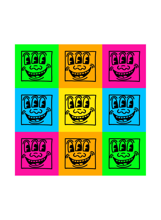 Three Eyed Faces by Keith Haring