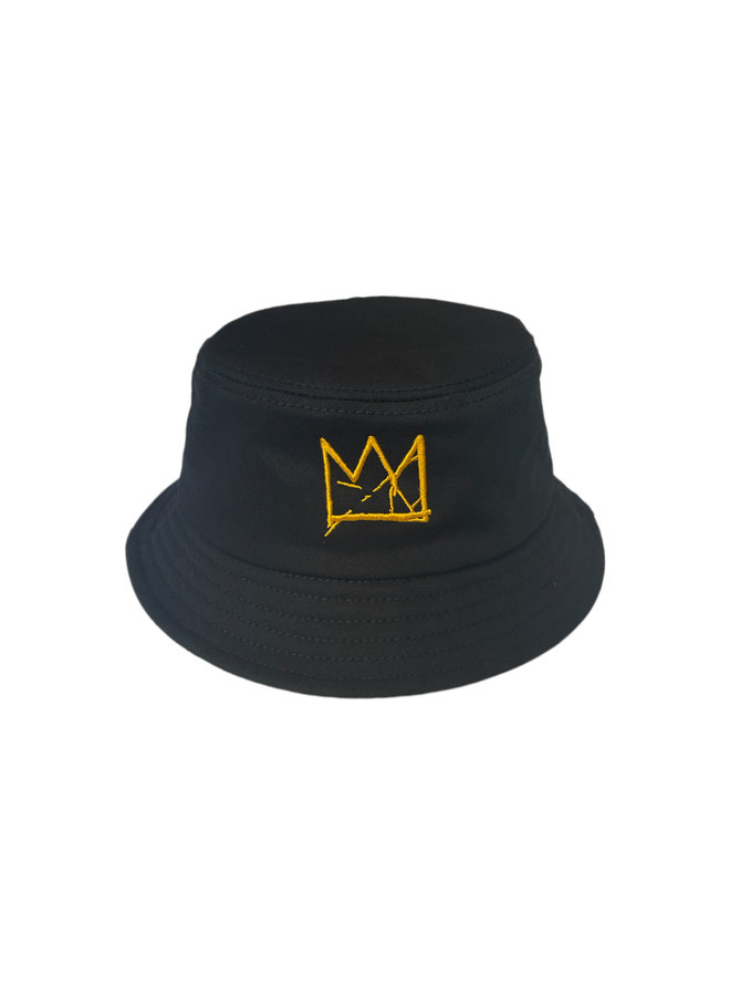 Basquiat CROWN ICON Bucket Hat