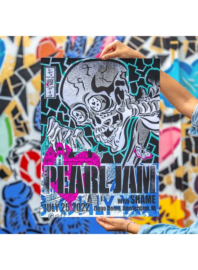 AIKO x Pearl Jam Poster BLUE