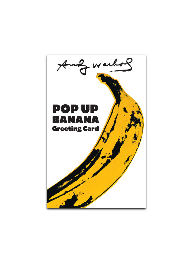 Andy Warhol BANANA Pop Up Card