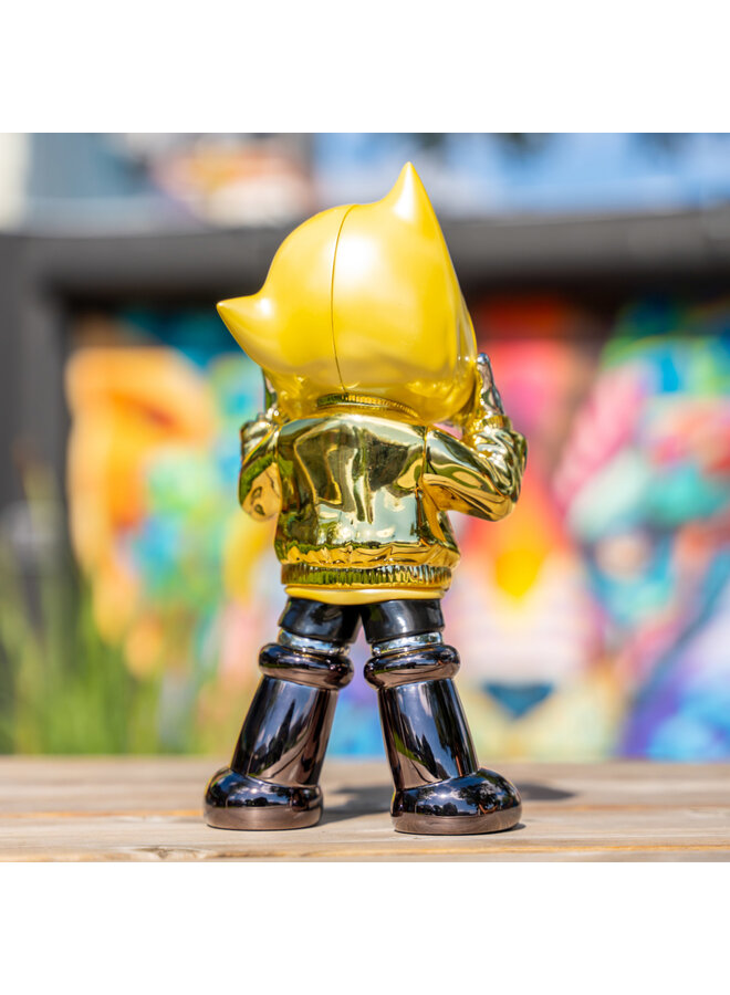 Astro Boy Chrome Hoodie - Gold & Yellow
