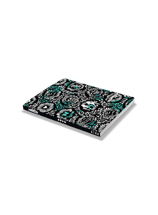 Aiko SIGNATURE PATTERN / TEAL Notebook