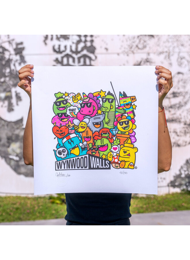AIKO x Pearl Jam Poster PINK - The Wynwood Walls Shop
