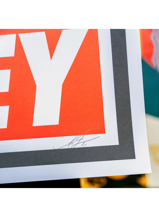 Obey Icon  Signed Offset Lithograph