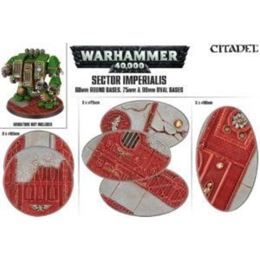 SECTOR IMPERIALIS 60mm Round / 75mm Oval / 90mm Oval Bases