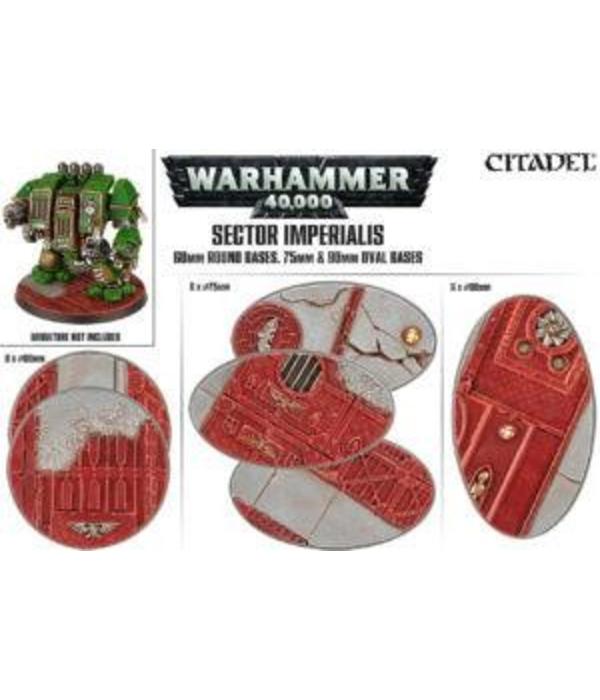 SECTOR IMPERIALIS 60mm Round / 75mm Oval / 90mm Oval Bases