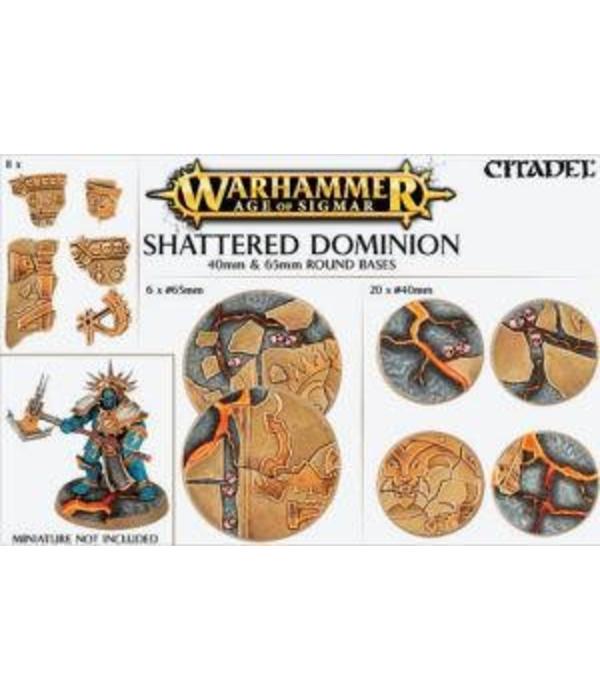 AOS SHATTERED DOMINION 65MM & 40MM ROUND