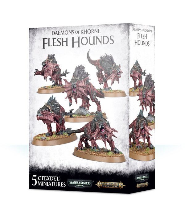 DAEMONS OF KHORNE FLESH HOUNDS