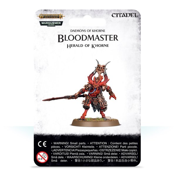 DAEMONS OF KHORNE BLOODMASTER HERALD OF KHORNE