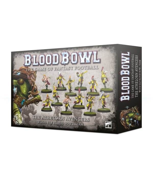 BLOOD BOWL THE ATHELORN AVENGERS WOOD ELF TEAM