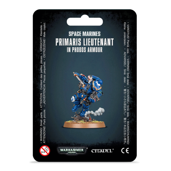 SPACE MARINES PRIMARIS LIEUTENANT IN REIVER ARMOUR