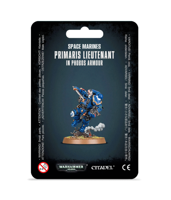 SPACE MARINES PRIMARIS LIEUTENANT IN REIVER ARMOUR