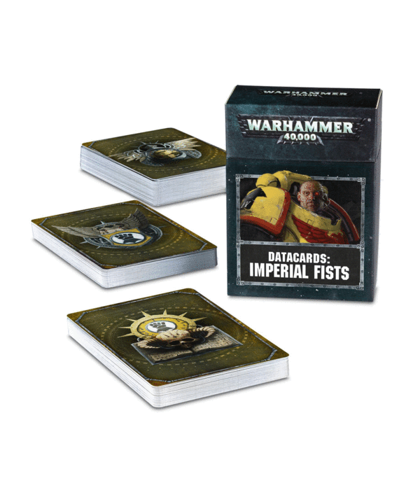 DATACARDS SPACE MARINES IMPERIAL FISTS  SPECIAL ORDER