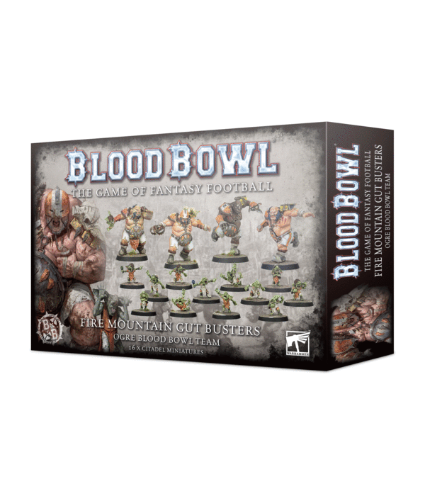 BLOOD BOWL FIRE MOUNTAIN GUT BUSTERS OGRE TEAM