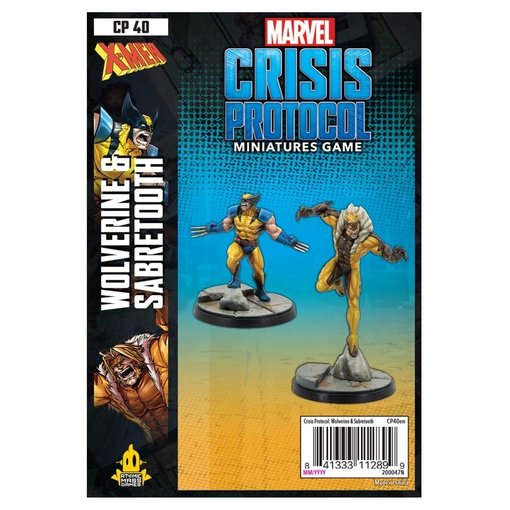 Marvel Crisis Protocol Wolverine and Sabretooth