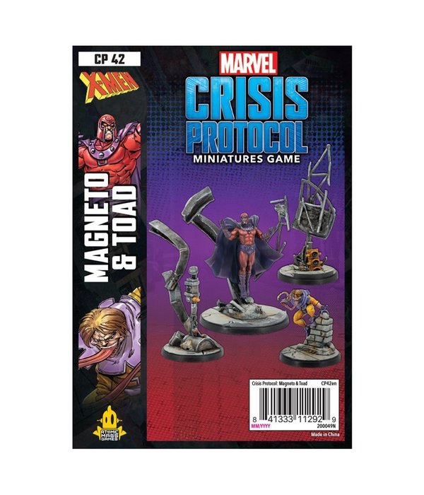 Marvel Crisis Protocol Magneto and Toad