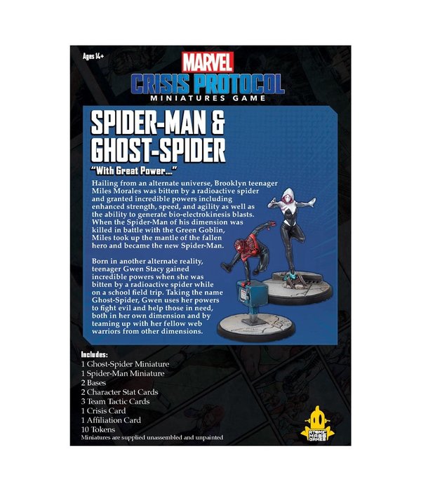 Marvel Crisis Protocol Miles Morales Spider-Man & Ghost-Spider