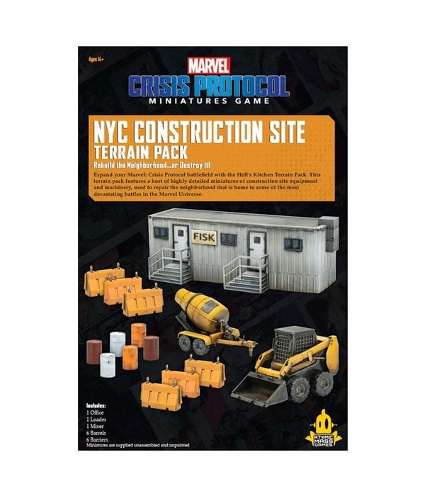 Marvel Crisis Protocol NYC Construction Terrain Pack