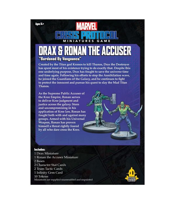 Marvel Crisis Protocol Drax and Ronan The Accuser