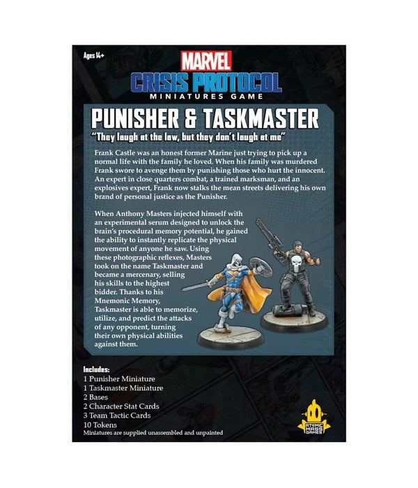 Marvel Crisis Protocol Punisher and Taskmaster